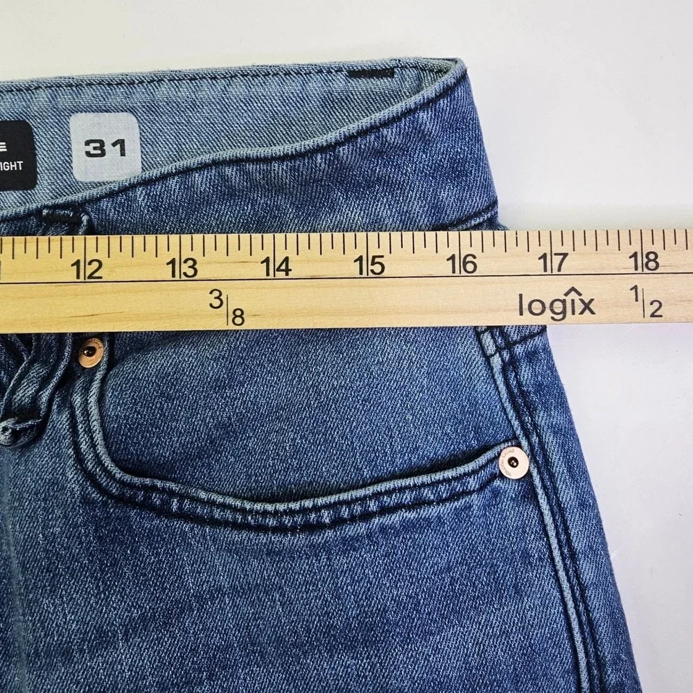 Volcom Kinkade Regular Straight Leg Mens Jeans Medium Wash Blue Size 31 - Picture 13 of 16